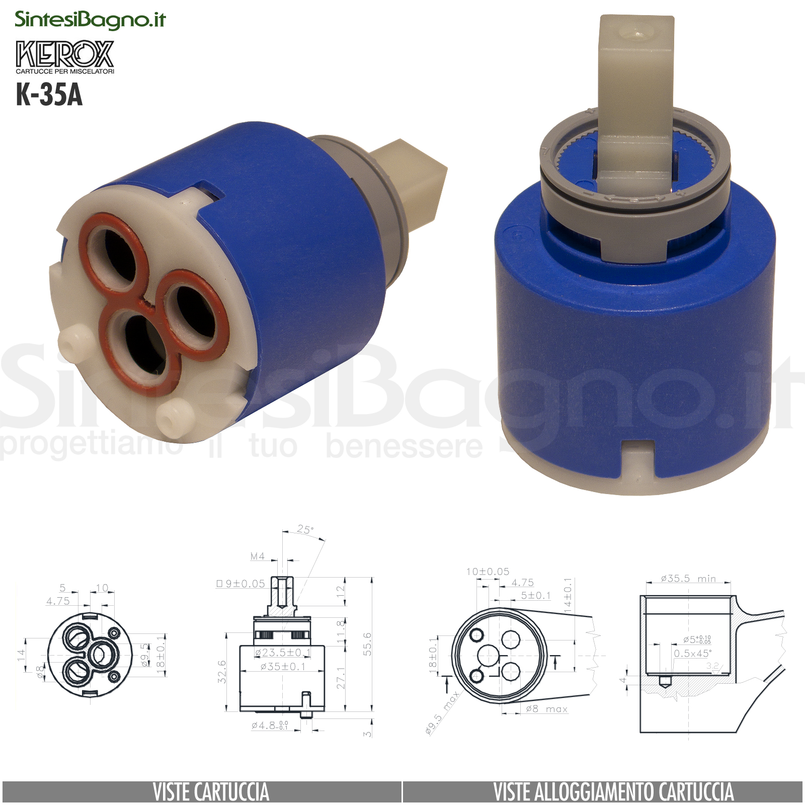 K35A-cartuccia-di-ricambio-KEROX-a-dischi-ceramici-per-miscelatore-monocomando-modello-K-35A