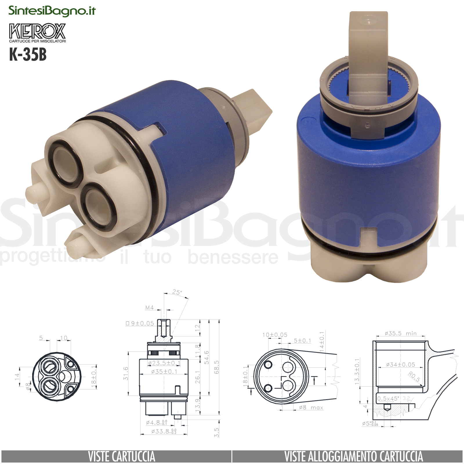 K35B-cartuccia-di-ricambio-KEROX-a-dischi-ceramici-per-miscelatore-monocomando-modello-K-35B