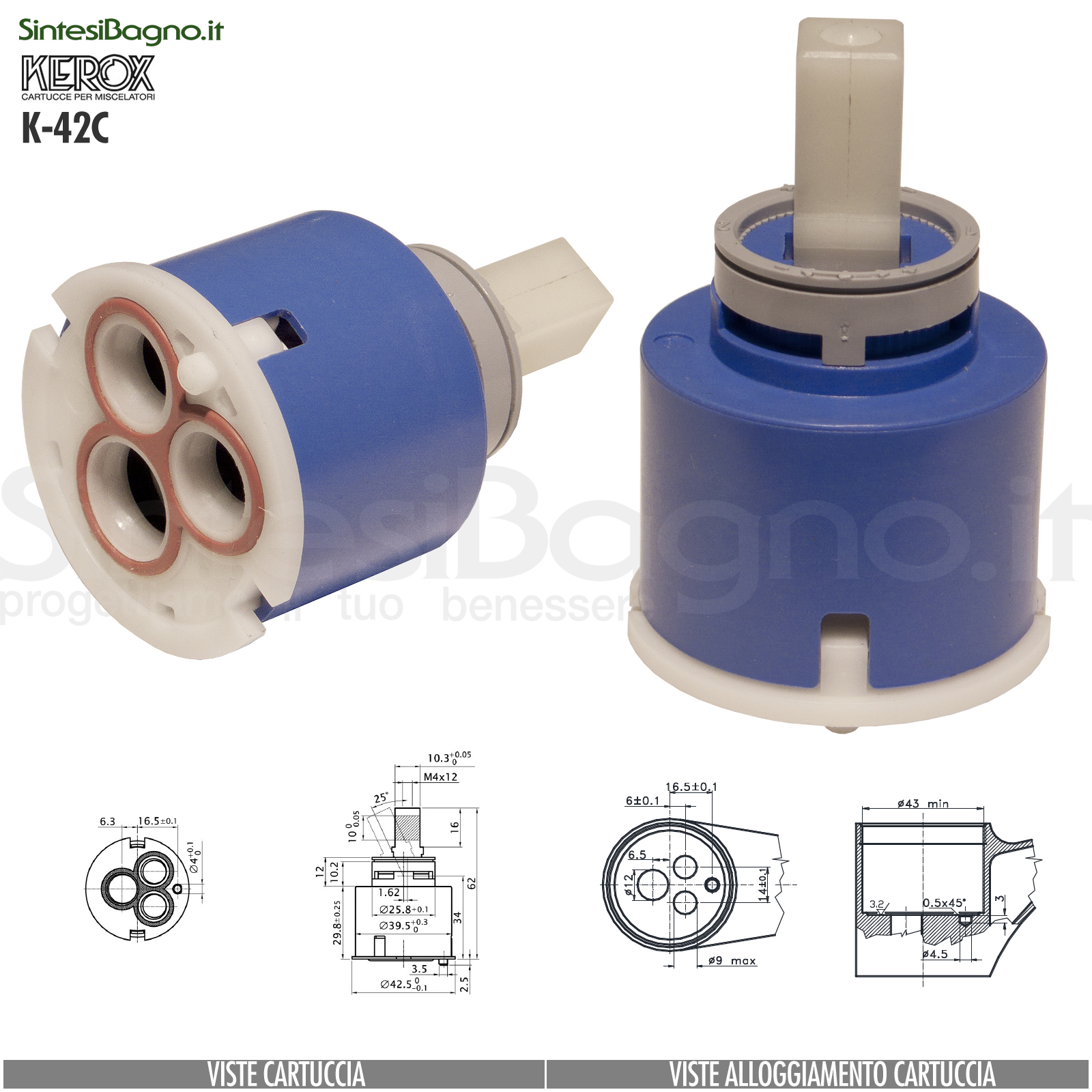 K42C-cartuccia-di-ricambio-KEROX-a-dischi-ceramici-per-miscelatore-monocomando-modello-K-42C